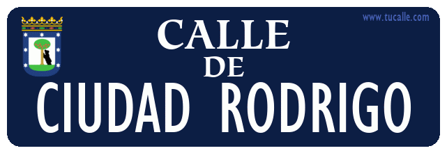 cartel_de_calle-de-CIUDAD RODRIGO_en_madrid_antiguo